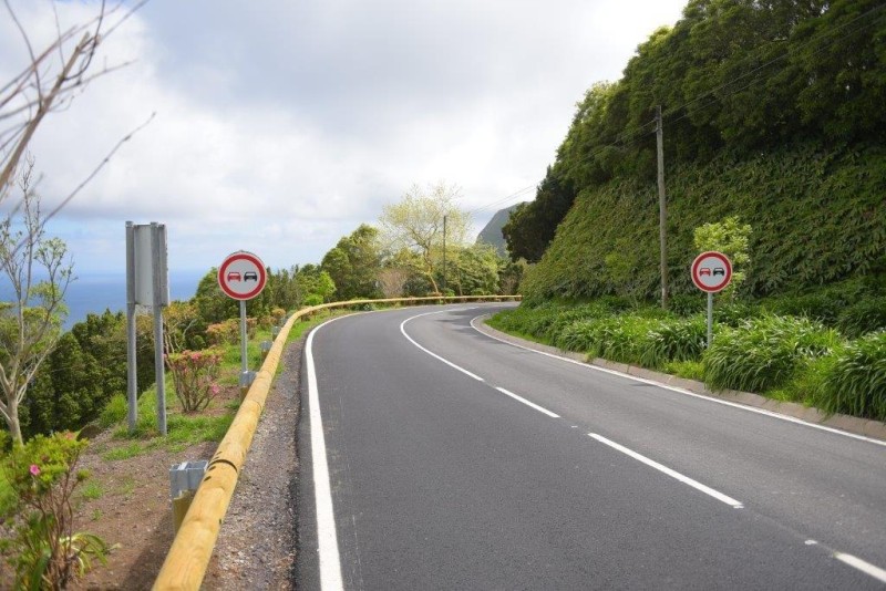 Travaux de réhabilitation routes île de São Miguel 3