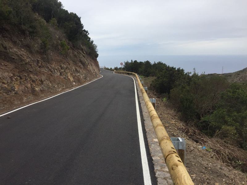 Amélioration de la sécurité d'une route à Tenerife